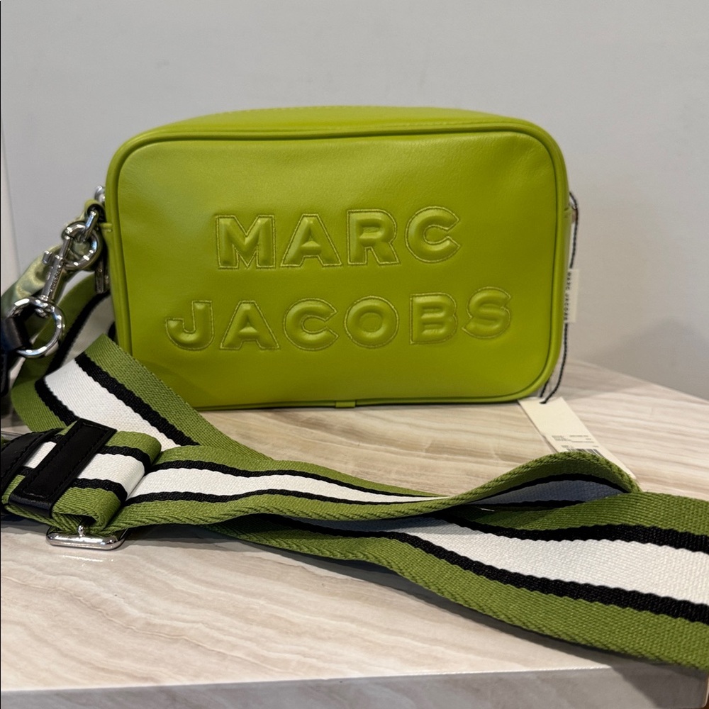 Marc Jacobs Flash Green Leather Camera Crossbody Bag - Picture 4 of 17